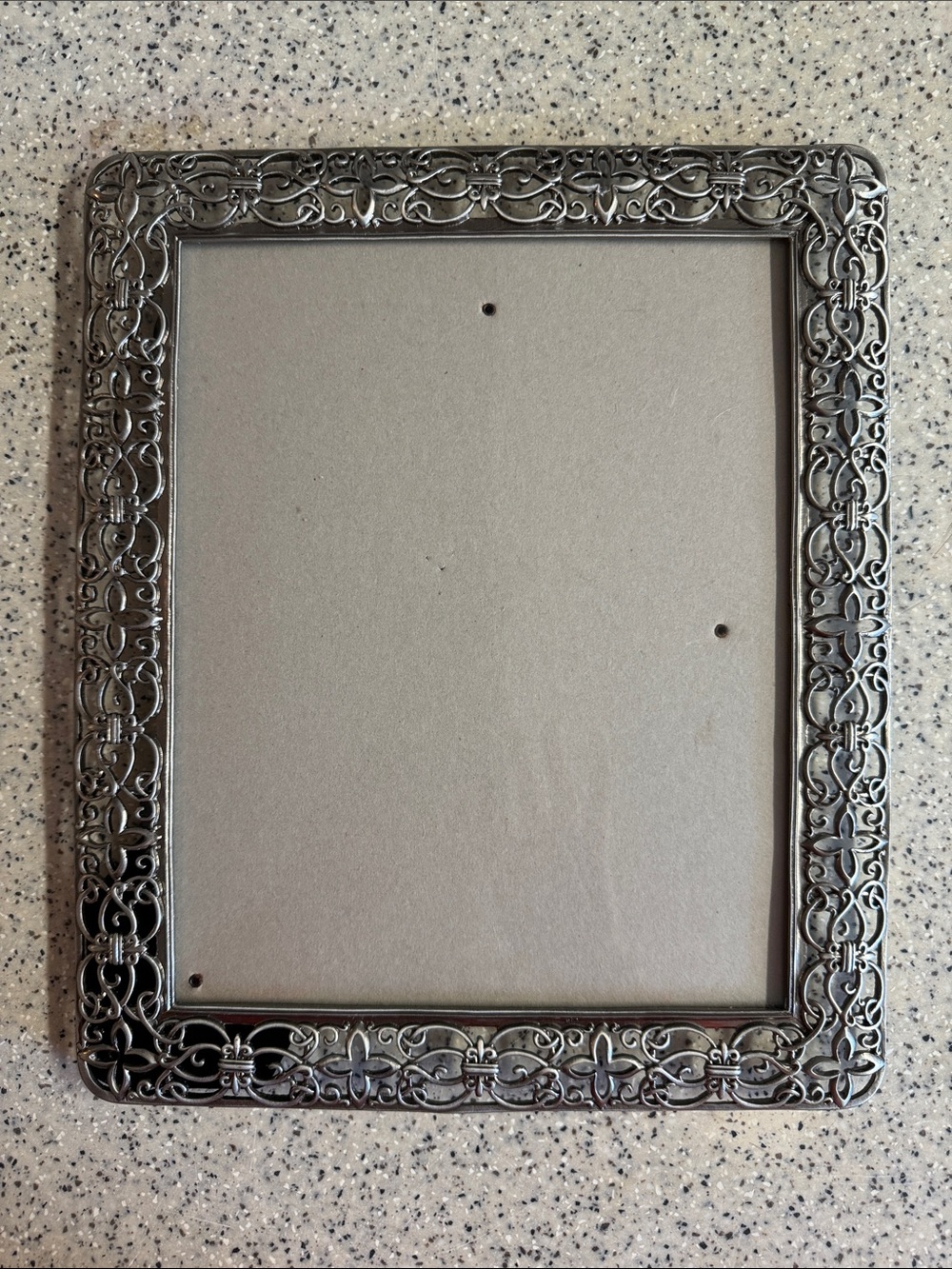 Vintage Burnes of Boston Silver Ornate Photo Frame - Elegant Home Accents